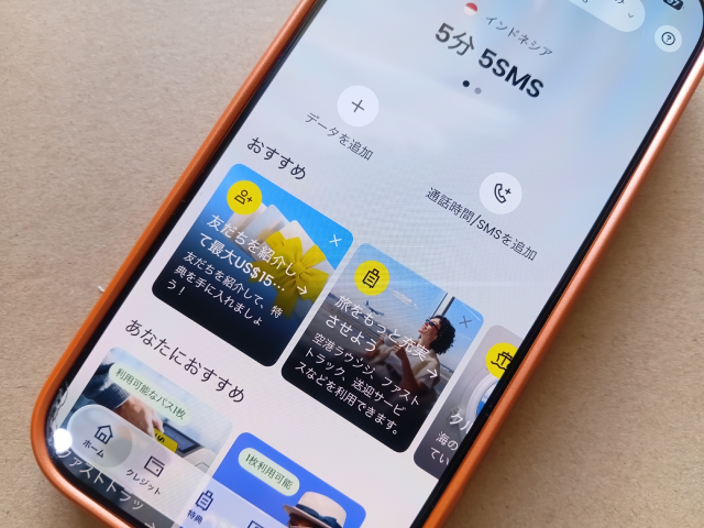 iPhoneで確認するSailyアメリカ電話番号